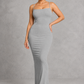 Sculp 2-in-1 ribbed cami shapewear maxi dress – colour view