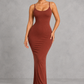 Sculp 2-in-1 ribbed cami shapewear maxi dress – colour view