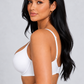 Sculp Push-Up Plunge Bra in White, side view