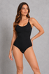Sculp Scoop Neck Shaping Bodysuit – Black