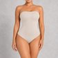 Sculp Strapless Bandeau Shaping Bodysuit in Ivory – front view