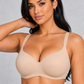 Sculp Plus Size Full Coverage T-Shirt Bra in Nude, front view