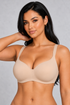 Sculp Plus Size Full Coverage T-Shirt Bra in Nude, front view