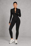 Sculp Long Sleeve Zip-Up Sculpting Jumpsuit – image 4
