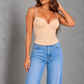 Sculp Corset Bustier Crop Top – Nude