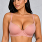 Sculp Push-Up Plunge Bra in Pink, front view