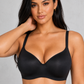 Sculp Plus Size Full Coverage T-Shirt Bra in Black, front view
