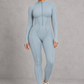 Sculp Long Sleeve Zip-Up Sculpting Jumpsuit – image 6