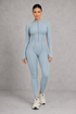 Sculp Long Sleeve Zip-Up Sculpting Jumpsuit – image 6