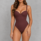 Sculp Lace-Up Back Corset Bodysuit – Seamless Tank, Waist Cinching