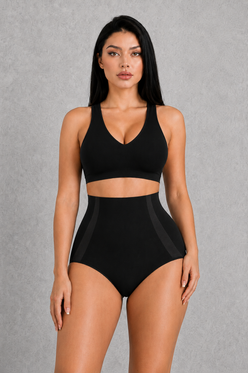 Sculp Everyday High-Waisted Shaping Knickers – Seamless Tummy Control Underwear Briefs