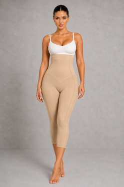 Sculp Capri High-Waisted Tummy Control 3/4 Shaping Leggings