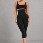 Sculp Capri High-Waisted Tummy Control 3/4 Shaping Leggings