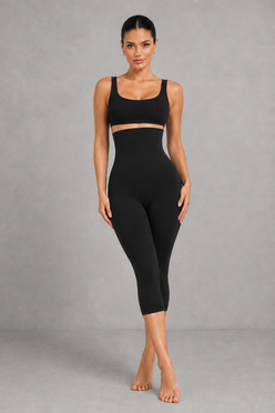 Sculp Capri High-Waisted Tummy Control 3/4 Shaping Leggings