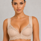 Sculp Front Fastening Lace Racerback Push Up Bra