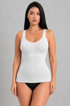 Sculp 2-in-1 Tummy Control Shapewear Cami Top with Built-In Padded Bra