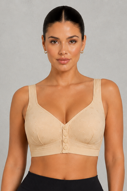 Sculp Front Closure Wireless Side Support Bra
