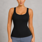 Sculp Ribbed Padded Racerback Tank Suppport Top