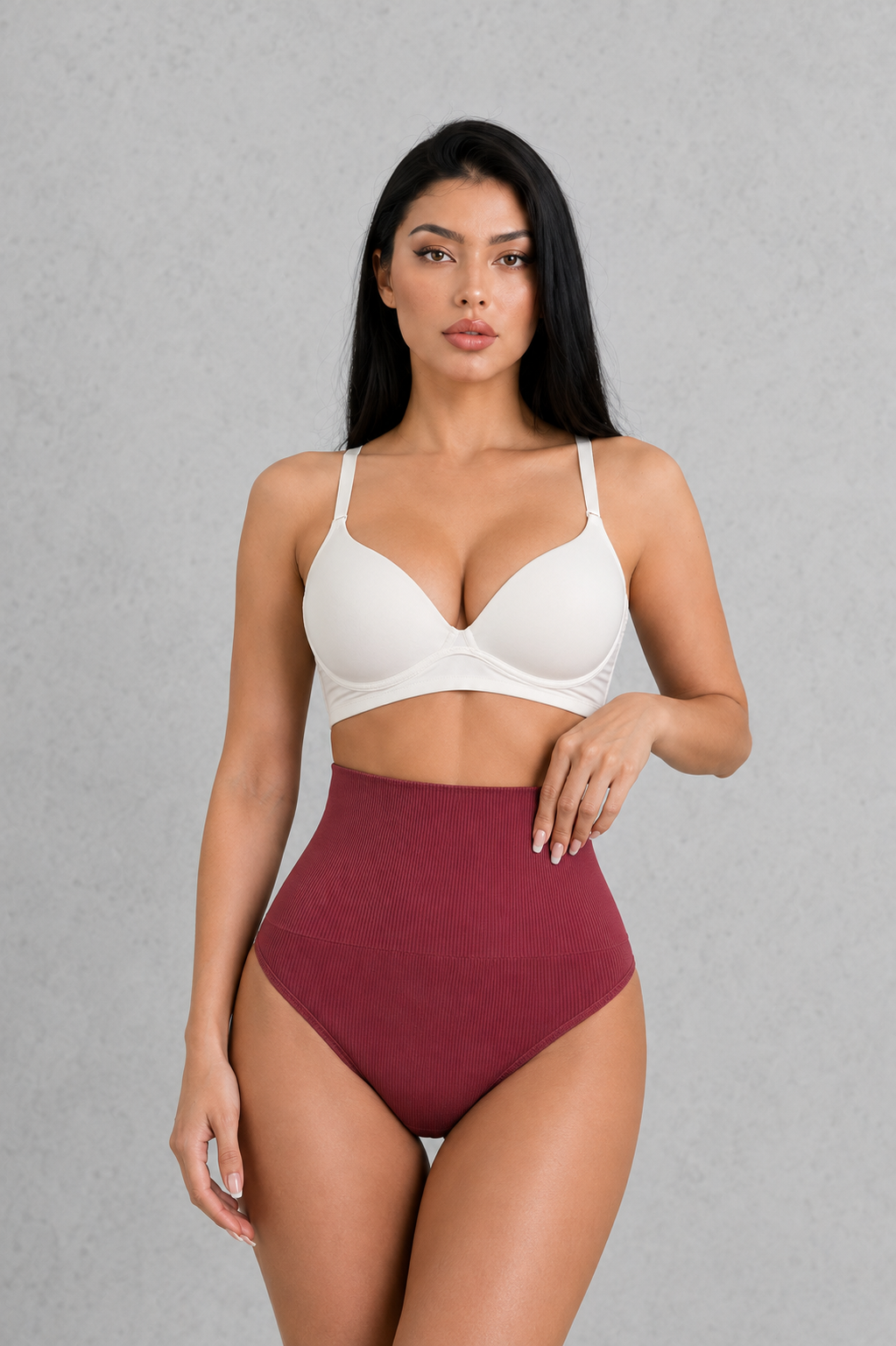 SculpStore Tummy Control Shaping Thong Shorts | Invisible Mid-Waist Briefs
