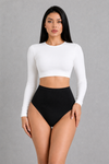 SculpStore Tummy Control Shaping Thong Shorts | Invisible Mid-Waist Briefs