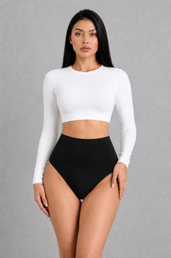 SculpStore Tummy Control Shaping Thong Shorts | Invisible Mid-Waist Briefs