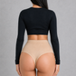 SculpStore Tummy Control Shaping Thong Shorts | Invisible Mid-Waist Briefs