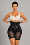 Sculp High Waist Mesh Shaping Shorts - Firm Tummy Control