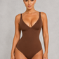 Sculp Deep V Camisole Shaping Bodysuit - Tummy Control Thong