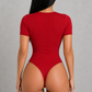 Sculp Ribbed Square Neck Shaping Bodysuit