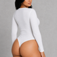 SculpStore V-Neck Long Sleeve Sculpting Bodysuit