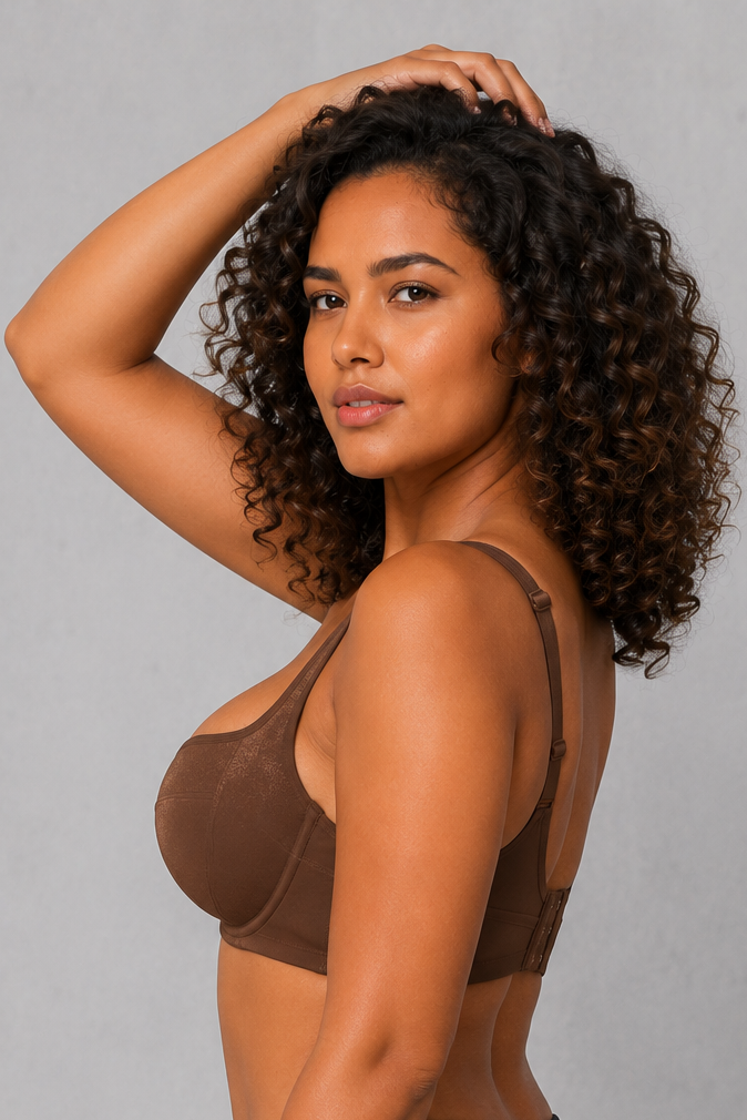 SculpStore Shimmer Lightly Padded Balconette Bra