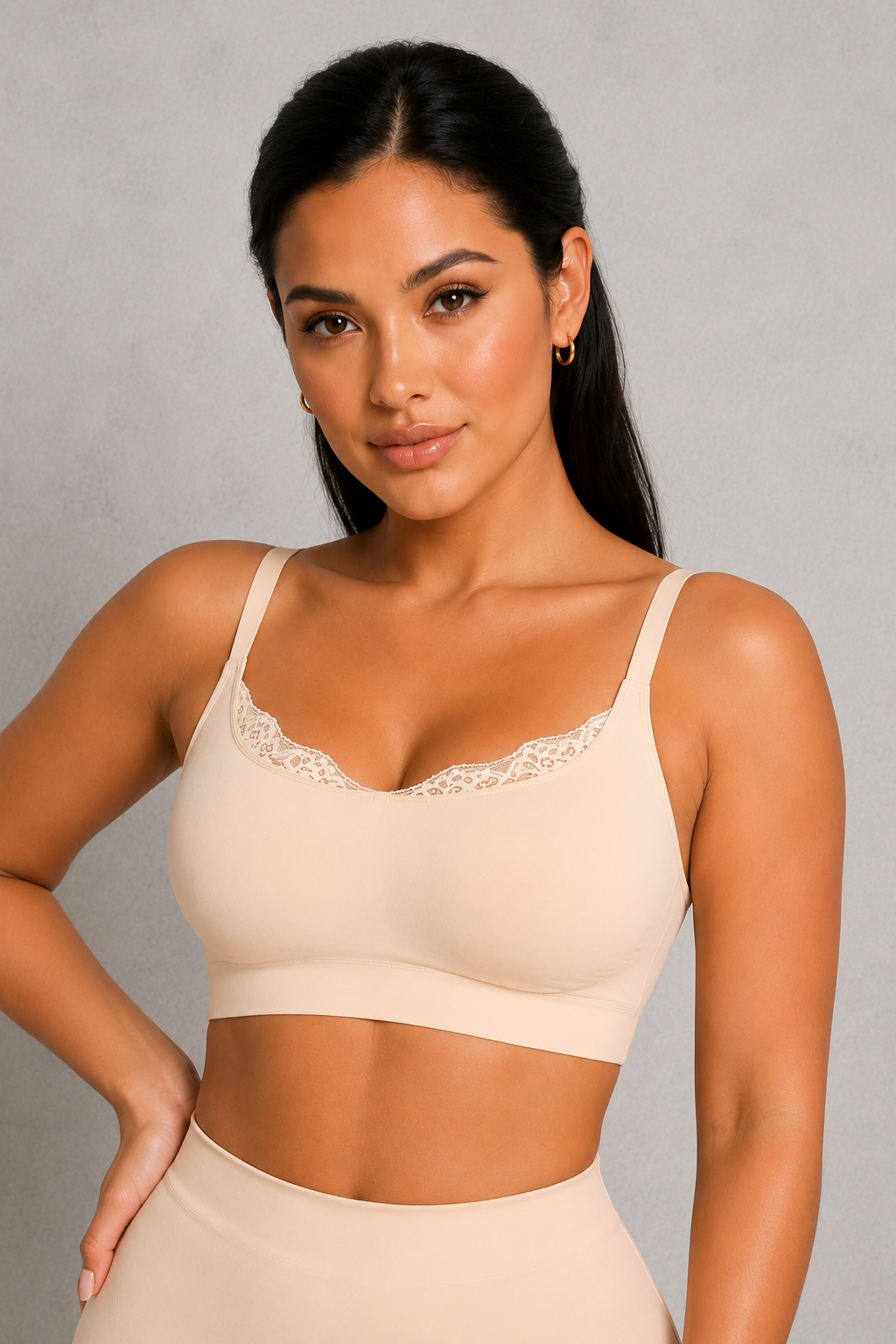 Sculp Seamless Scoop Neck Bra - Wireless Lace Everyday Bralette