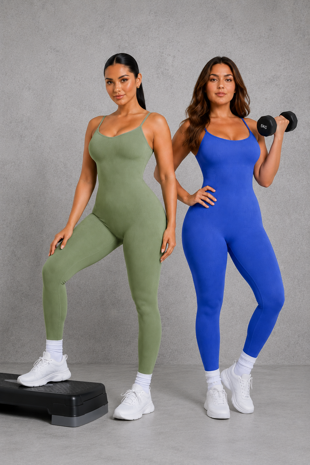 Sculp Ribbed Shaping Jumpsuit – Seamless Tummy Control One Piece