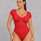 Sculp Tummy Control Thong Bodysuit – Light Compression with Built-In Bra