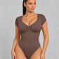 Sculp Tummy Control Thong Bodysuit – Light Compression with Built-In Bra