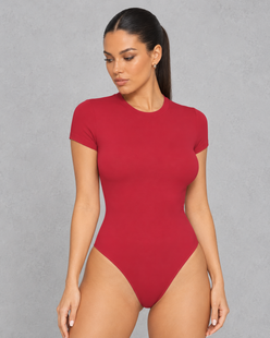 Sculp T-shirt Slim-Fit Bodysuit - Sculpting Tummy Control