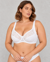 Sculp Full Coverage Sheer Lace Underwired Bra – Unpadded Support, B–F Cups