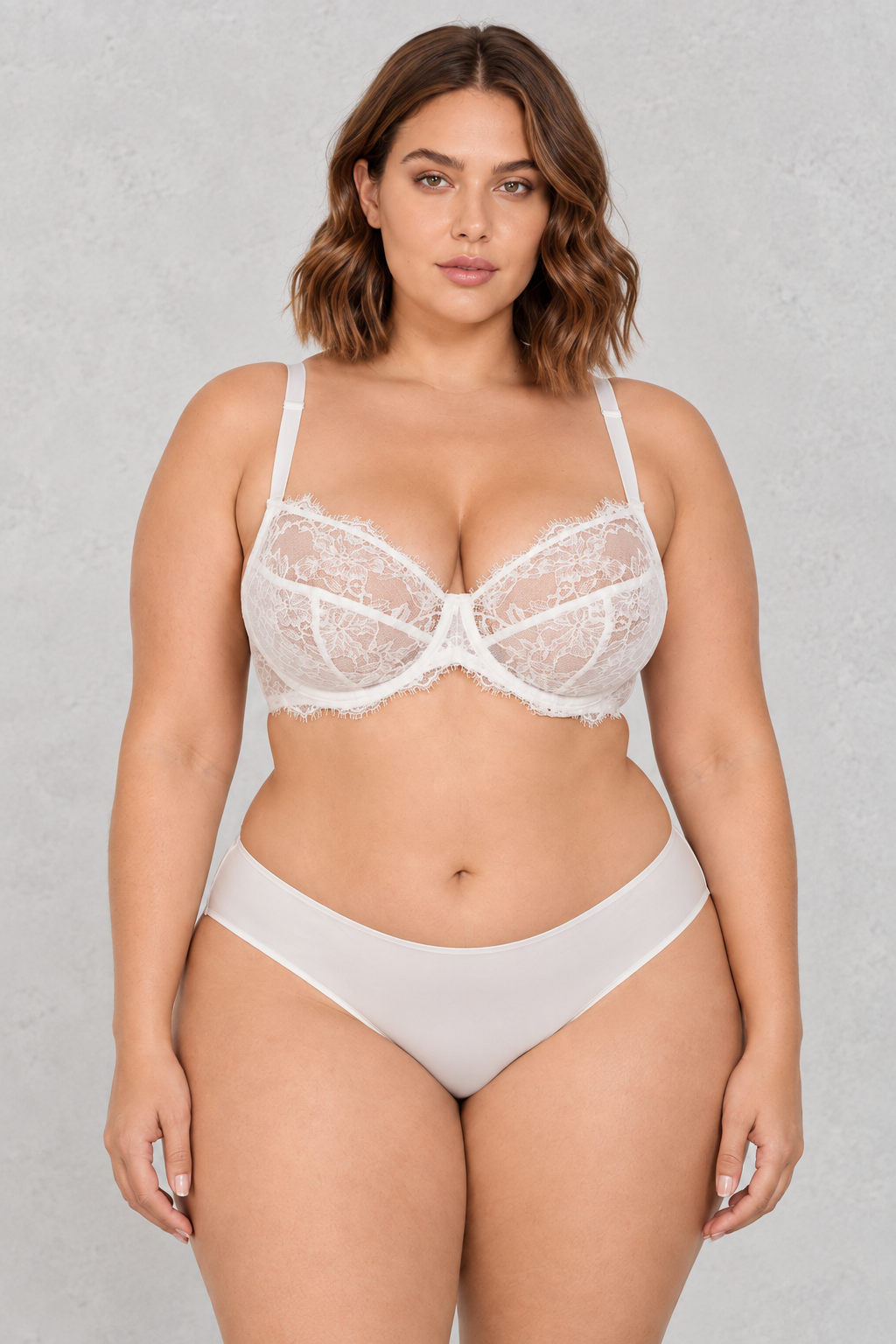 Sculp Plus Size Full-Coverage Lace Minimizer Underwire Bra