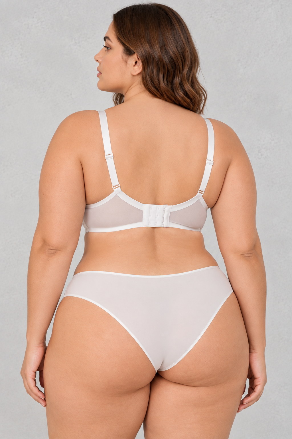Sculp Plus Size Full-Coverage Lace Minimizer Underwire Bra