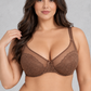 Sculp Plus Size Lace Push Up Underwire Support Bra