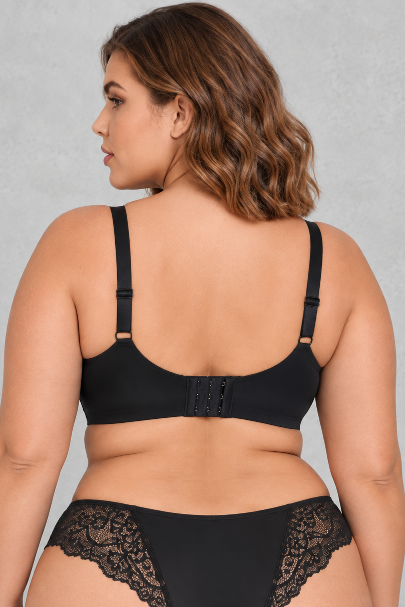 Sculp Plus Size Lace Push Up Minimiser Bra
