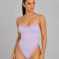 Sculp Lace Trim Spaghetti Strap Bodysuit