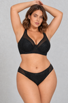 Sculp Full Cup Lace Bra in Black