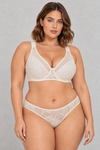 Sculp Full Cup Lace Bra in Nude