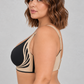 Sculp Wide-Strap Seamless Comfort Bra in Black – view 3