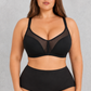 Sculp Wireless Side Support Minimiser Bra in Black – view 2