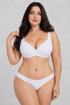 Sculp Seamless Minimiser Bra in White