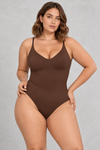 Sculp Plus Size Backless T-Back Butt-Lift Shaping Bodysuit