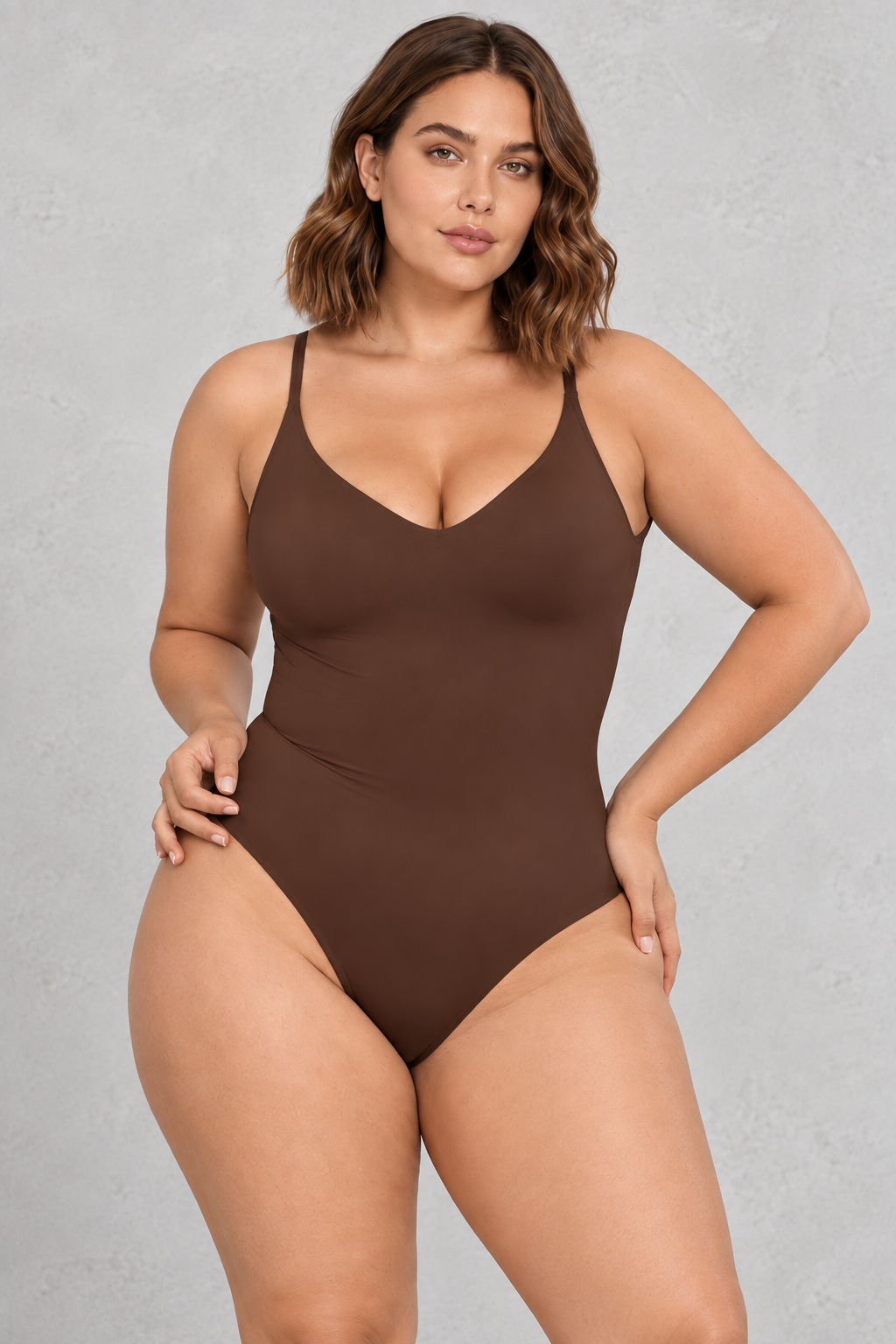 Sculp Plus Size Backless T-Back Butt-Lift Shaping Bodysuit