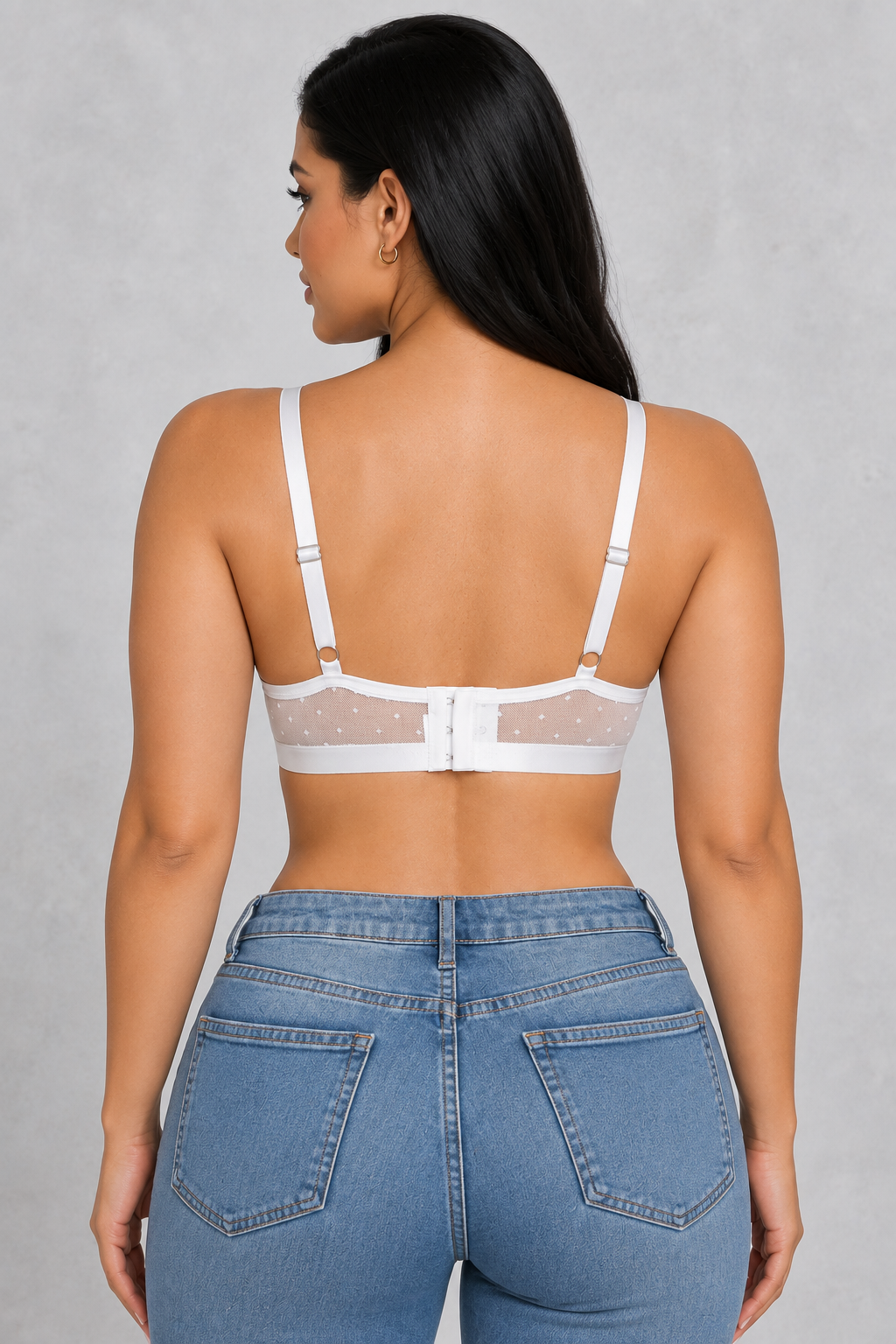 Sculp Lace Mesh Nursing Bra – Front Snap Maternity Bra